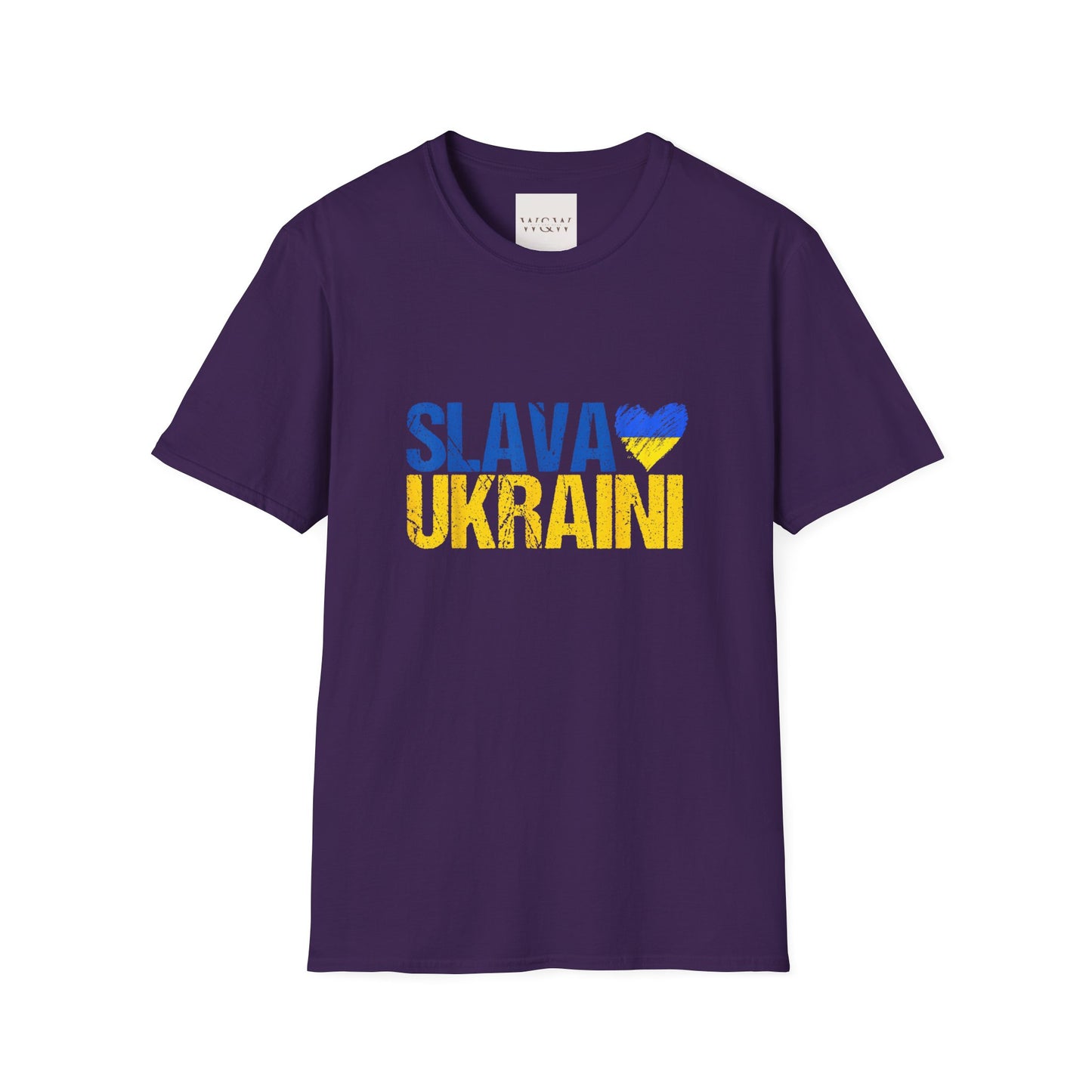 Ukraine Unisex Softstyle T-Shirt - 'SLAVA UKRAINI'