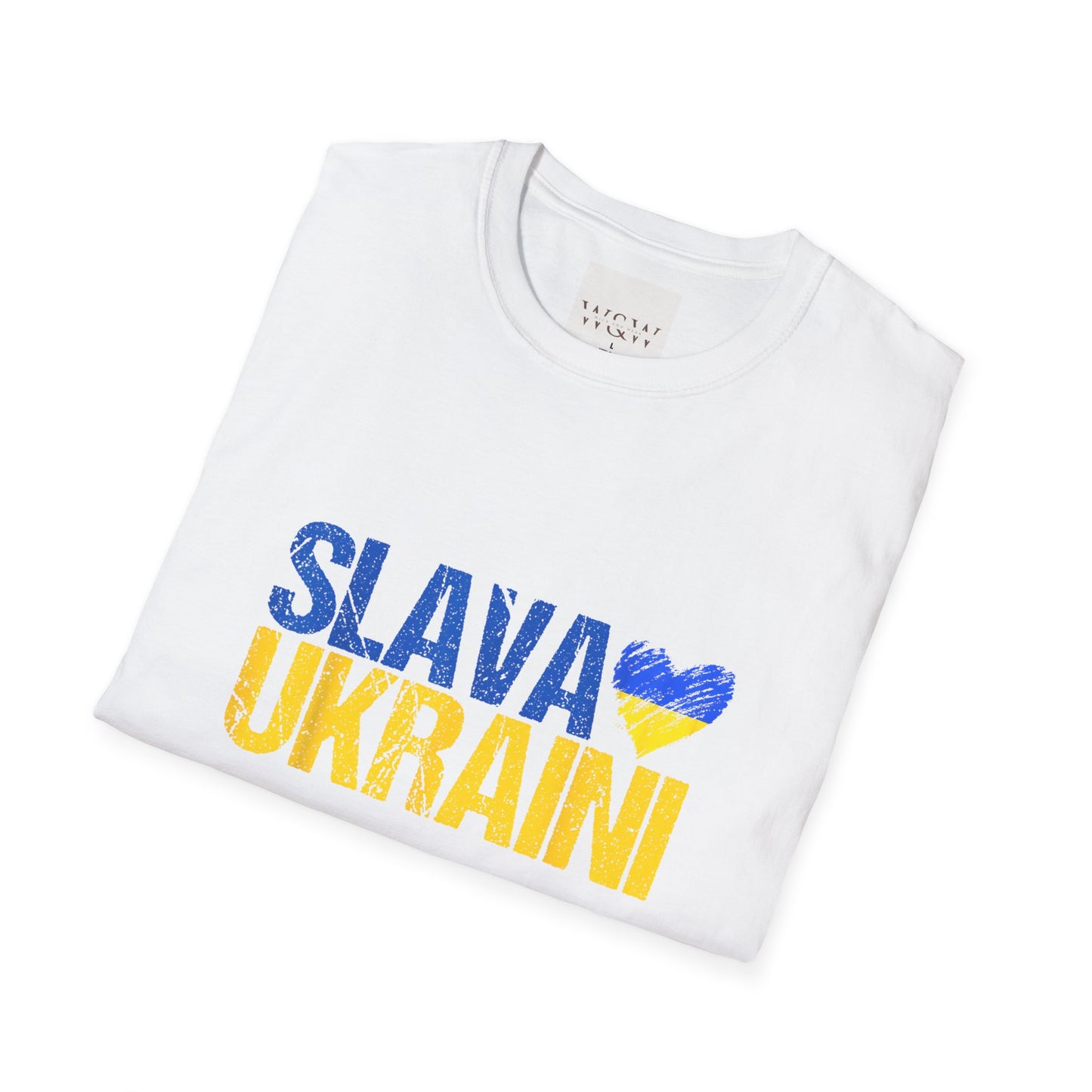 Ukraine Unisex Softstyle T-Shirt - 'SLAVA UKRAINI'