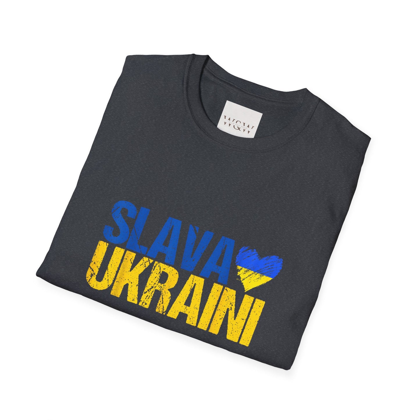 Ukraine Unisex Softstyle T-Shirt - 'SLAVA UKRAINI'