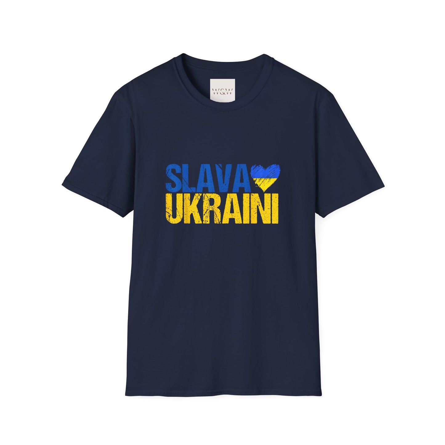 Ukraine Unisex Softstyle T-Shirt - 'SLAVA UKRAINI'