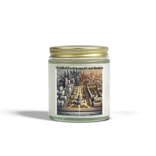 Candle, Washington DC Not Muskow Scented Coconut Apricot Wax