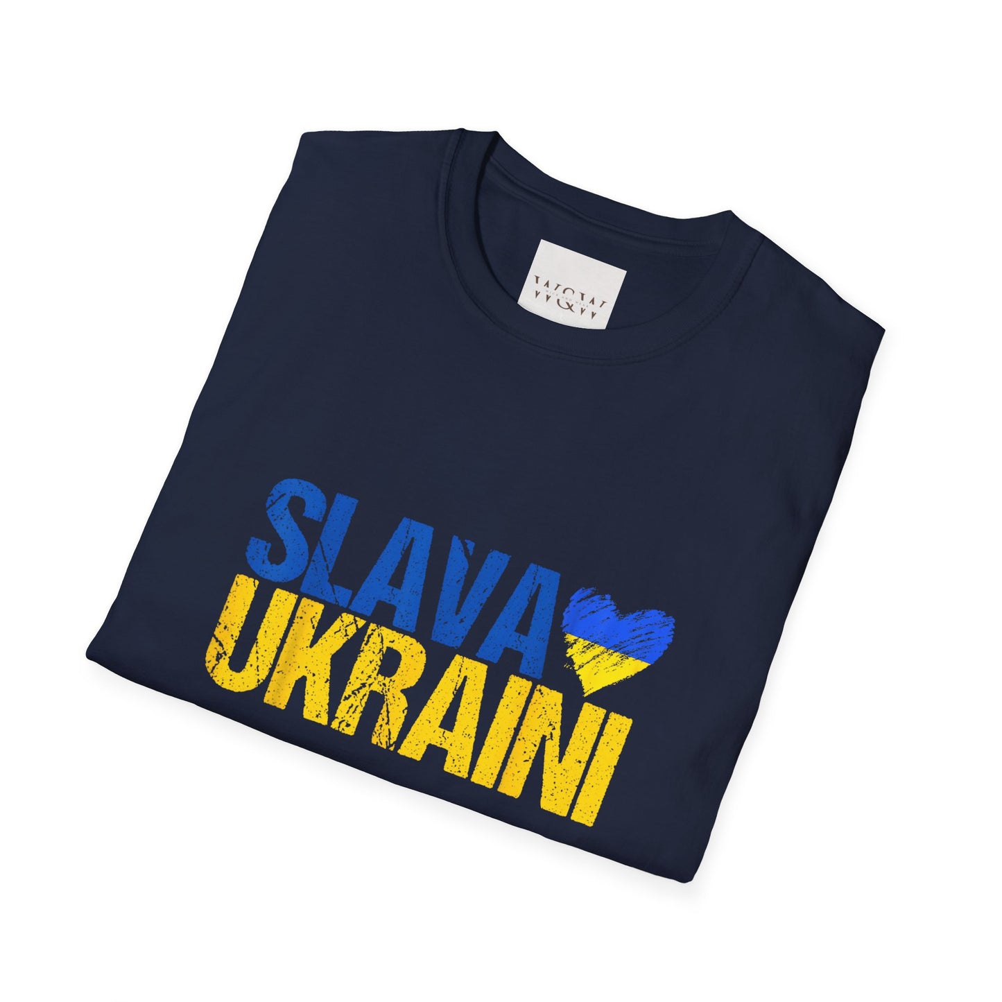 Ukraine Unisex Softstyle T-Shirt - 'SLAVA UKRAINI'