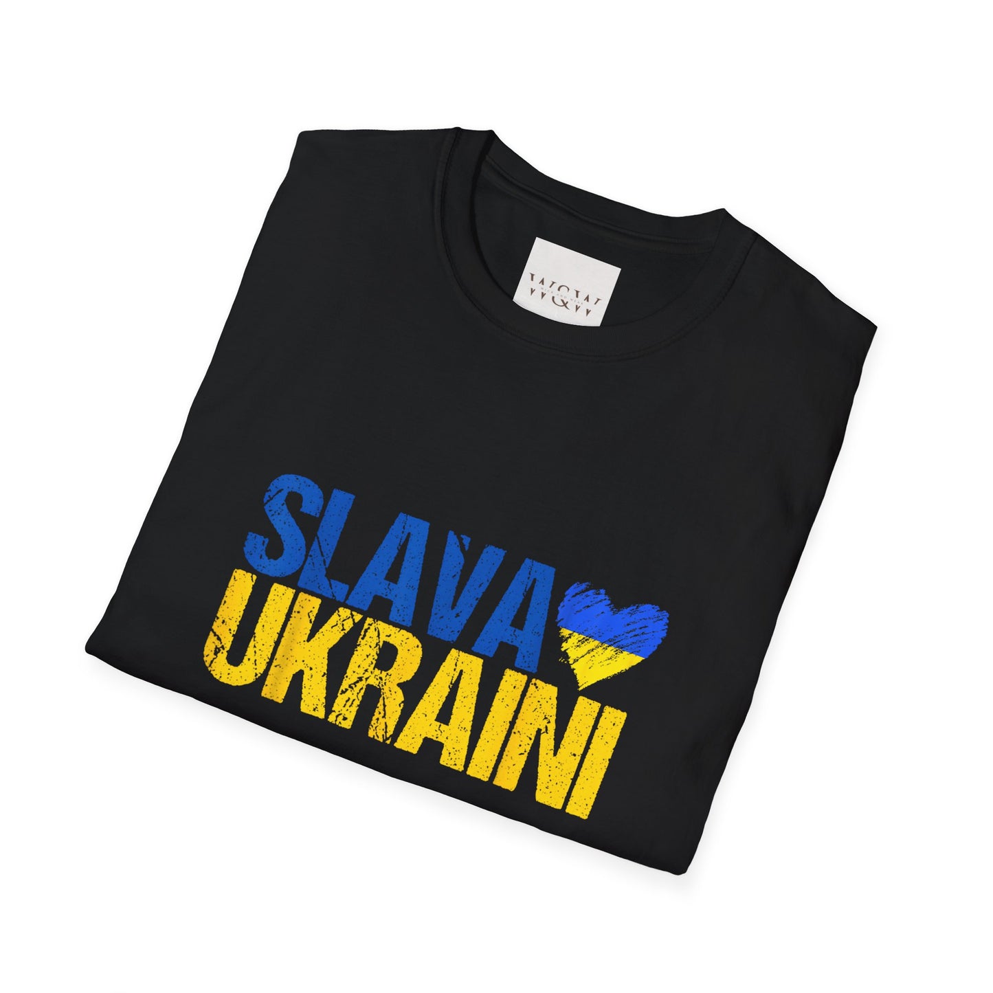 Ukraine Unisex Softstyle T-Shirt - 'SLAVA UKRAINI'