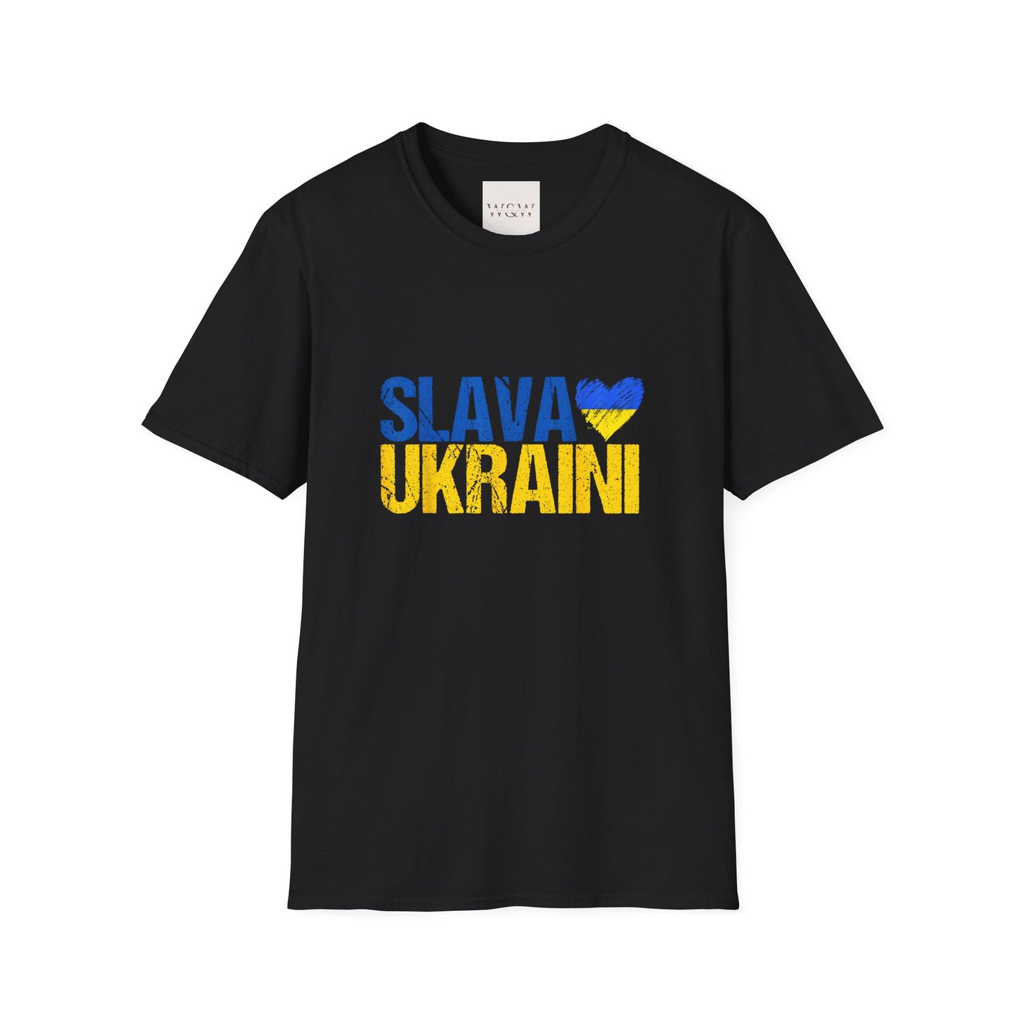 Ukraine Unisex Softstyle T-Shirt - 'SLAVA UKRAINI'