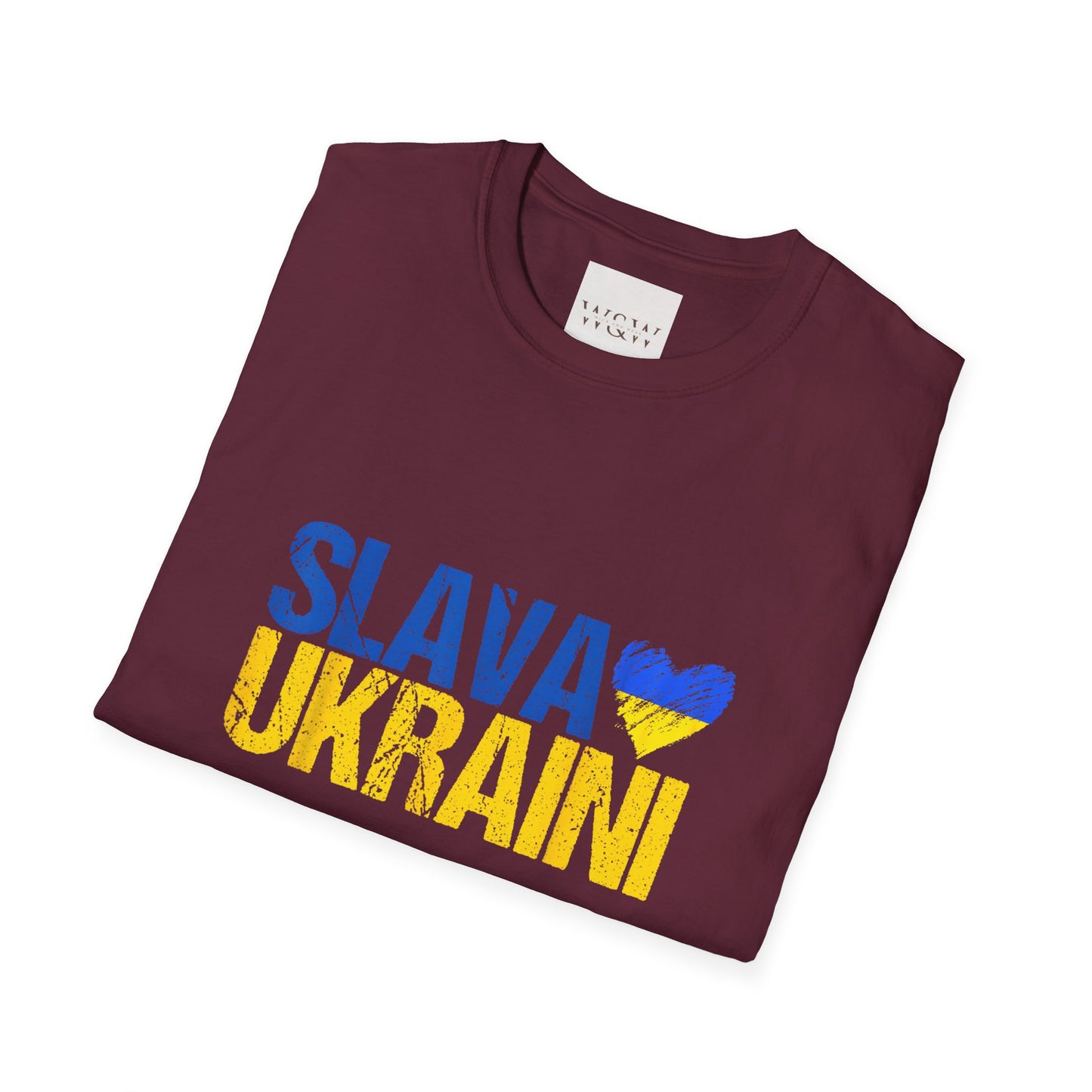 Ukraine Unisex Softstyle T-Shirt - 'SLAVA UKRAINI'