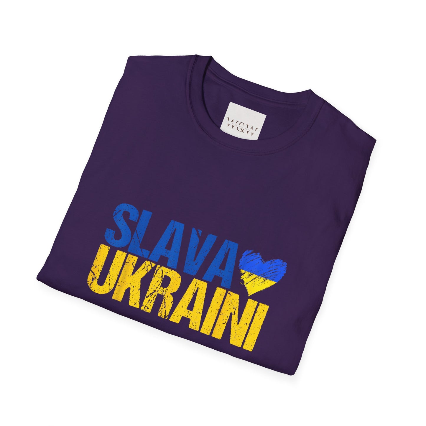 Ukraine Unisex Softstyle T-Shirt - 'SLAVA UKRAINI'